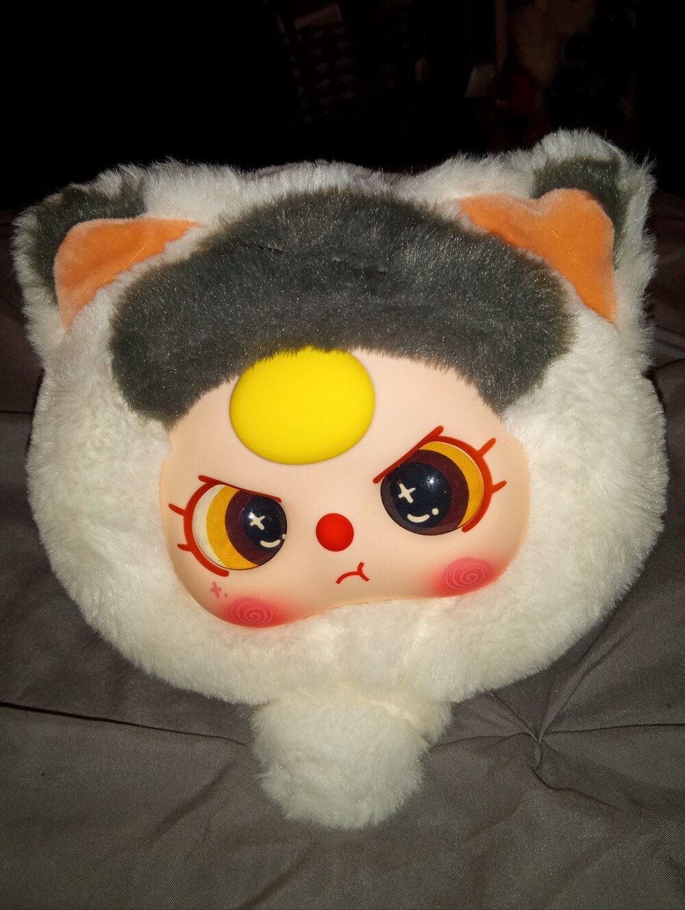 BABY THREE KITTY CAT PURSE LARGE FACE